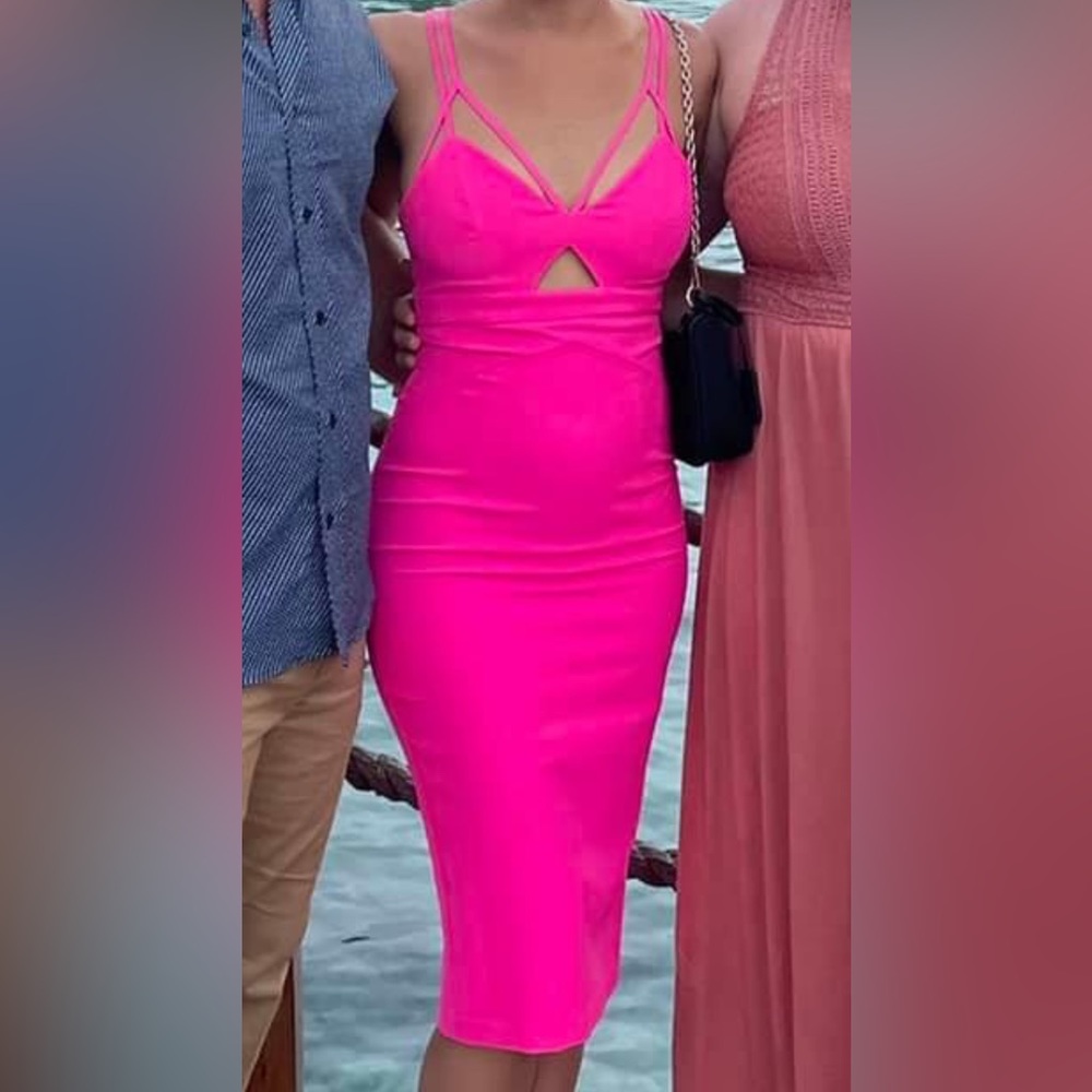 Bardot bodycon dress